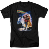 Back To The Future II Poster Men's 18/1 Cotton Short-Sleeve T-Shirt